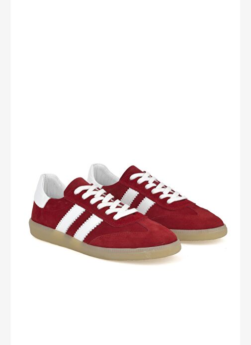 Ziya, Kadın Hakiki Deri Sneaker 1511035Z64032 Kırmızı - Görsel 3