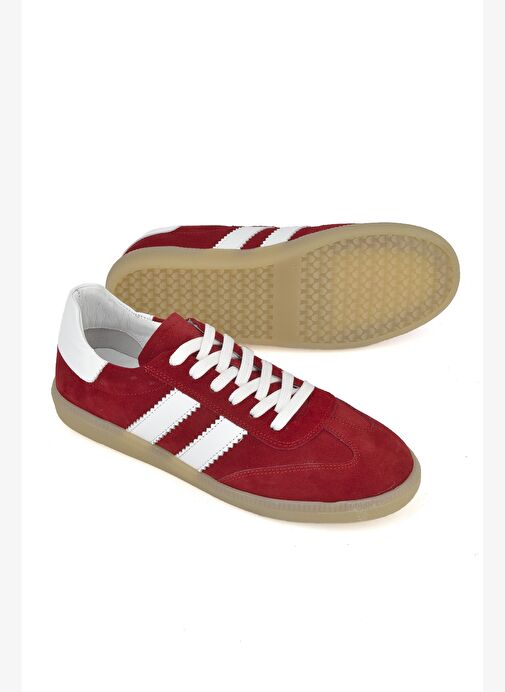 Ziya, Kadın Hakiki Deri Sneaker 1511035Z64032 Kırmızı - Görsel 5