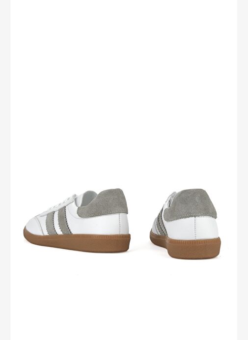 Ziya, Kadın Hakiki Deri Sneaker 1511035Z6403 Beyaz - Görsel 4