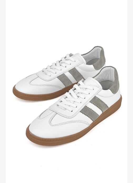 Ziya, Kadın Hakiki Deri Sneaker 1511035Z6403 Beyaz - Görsel 6