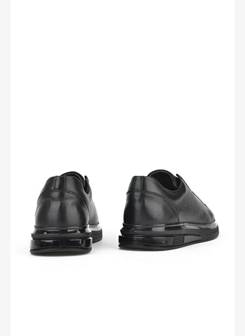 Ziya, Erkek Hakiki Deri Sneaker 153983Z2050 Siyah - Görsel 4