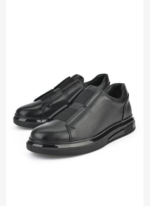 Ziya, Erkek Hakiki Deri Sneaker 153983Z2050 Siyah - Görsel 6