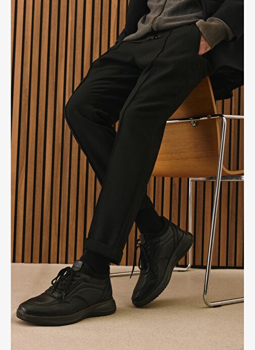 Ziya, Erkek Hakiki Deri Ayakkabı 1531002Z3059 Siyah - Görsel 7