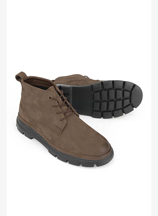 Ziya, Erkek Hakiki Deri Bot 1531007Z3842 Kum - Görsel 5