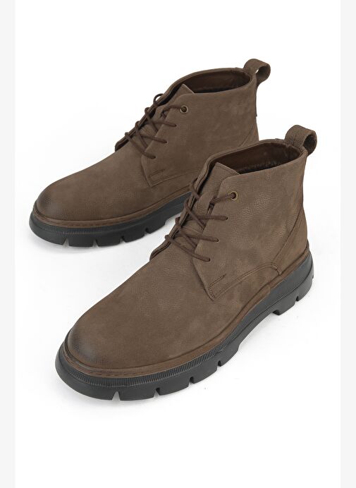 Ziya, Erkek Hakiki Deri Bot 1531007Z3842 Kum - Görsel 6