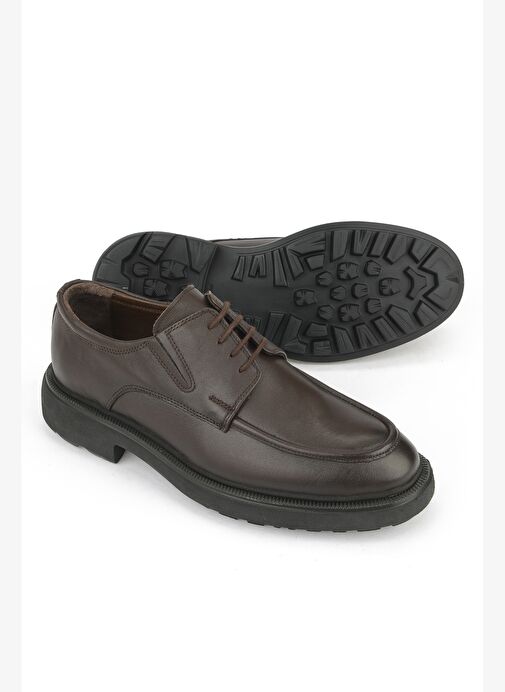 Ziya, Erkek Hakiki Deri Ayakkabı 1531007Z4203 Kahve - Görsel 5