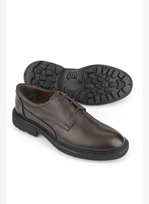 Ziya, Erkek Hakiki Deri Ayakkabı 1531007Z4204 Kahve - Görsel 5