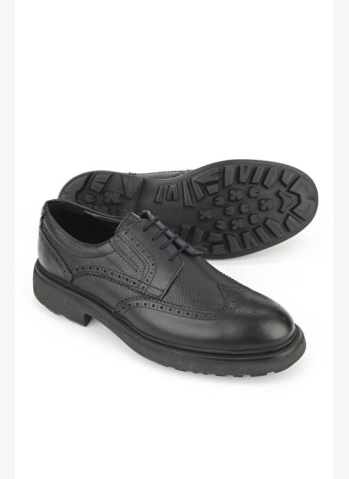 Ziya, Erkek Hakiki Deri Ayakkabı 1531007Z4205 Siyah - Görsel 5