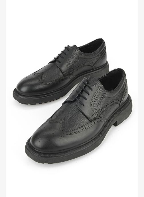 Ziya, Erkek Hakiki Deri Ayakkabı 1531007Z4205 Siyah - Görsel 6