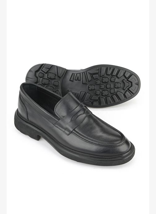 Ziya, Erkek Hakiki Deri Ayakkabı 1531007Z4206 Siyah - Görsel 5