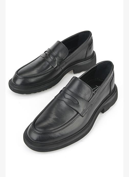 Ziya, Erkek Hakiki Deri Ayakkabı 1531007Z4206 Siyah - Görsel 6