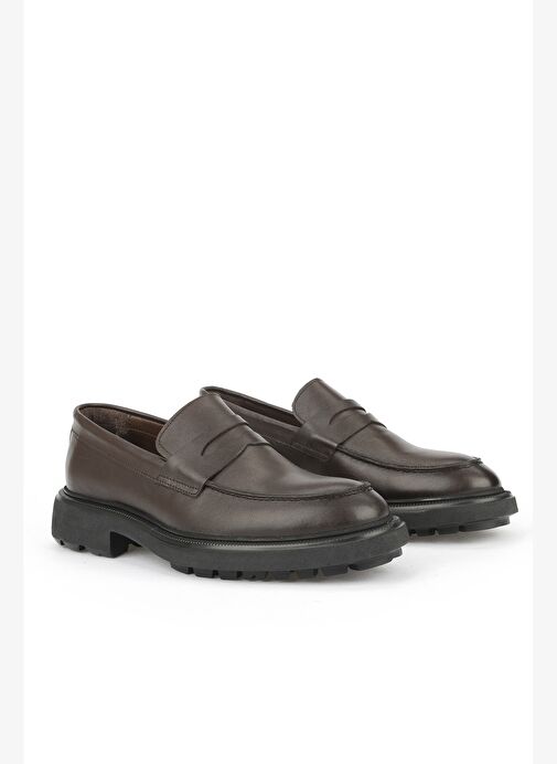 Ziya, Erkek Hakiki Deri Ayakkabı 1531007Z4206 Kahve - Görsel 3