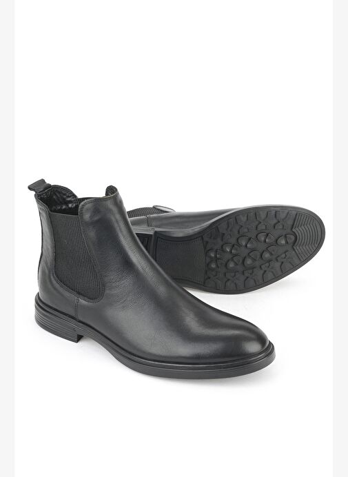 Ziya, Erkek Hakiki Deri Bot 1531007Z8255 Siyah - Görsel 5