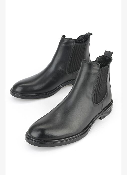Ziya, Erkek Hakiki Deri Bot 1531007Z8255 Siyah - Görsel 6