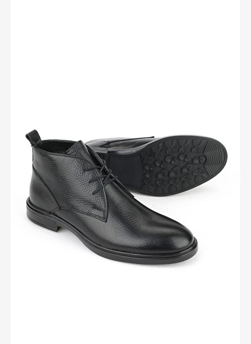 Ziya, Erkek Hakiki Deri Bot 1531007Z8256 Siyah - Görsel 5