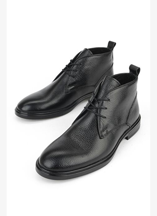 Ziya, Erkek Hakiki Deri Bot 1531007Z8256 Siyah - Görsel 6