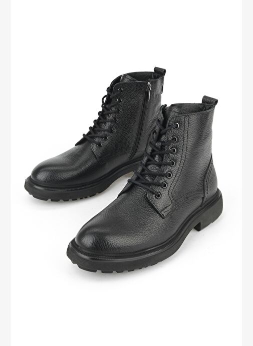 Ziya, Erkek Hakiki Deri Bot 1531007Z8263 Siyah - Görsel 6