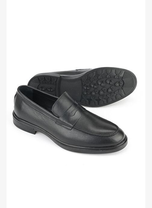 Ziya, Erkek Hakiki Deri Ayakkabı 1531007Z9254 Siyah - Görsel 5