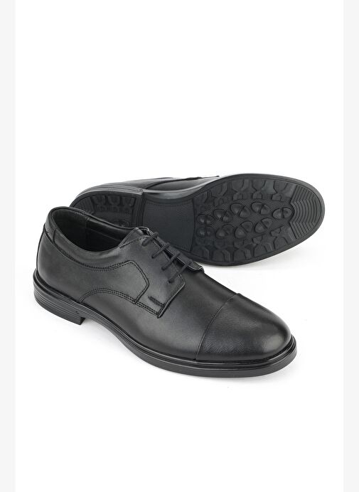 Ziya, Erkek Hakiki Deri Ayakkabı 1531007Z9256 Siyah - Görsel 5
