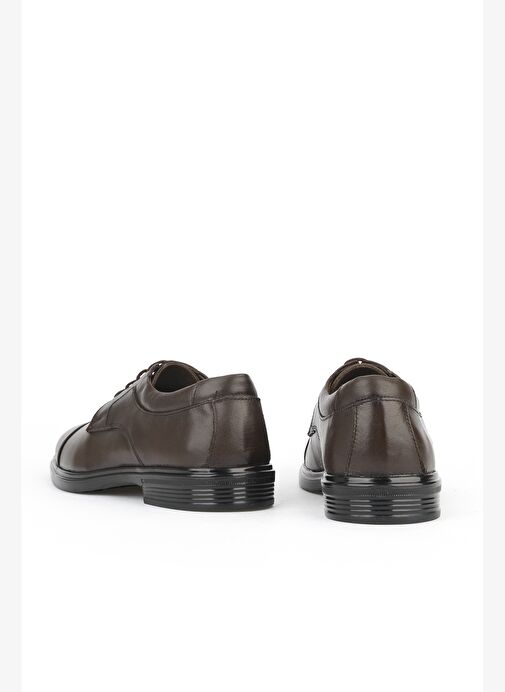 Ziya, Erkek Hakiki Deri Ayakkabı 1531007Z9256 Kahve - Görsel 4