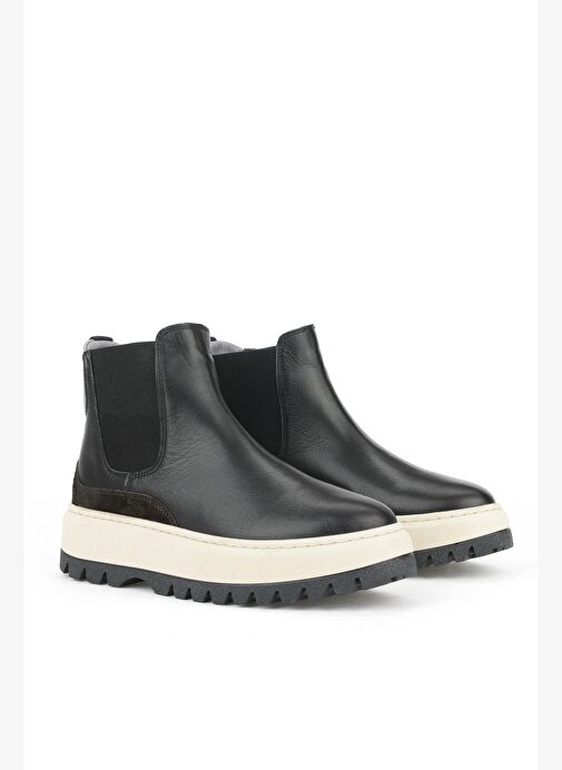 Ziya, Kadın Hakiki Deri Bot 1531020Z19402 Siyah - Görsel 3