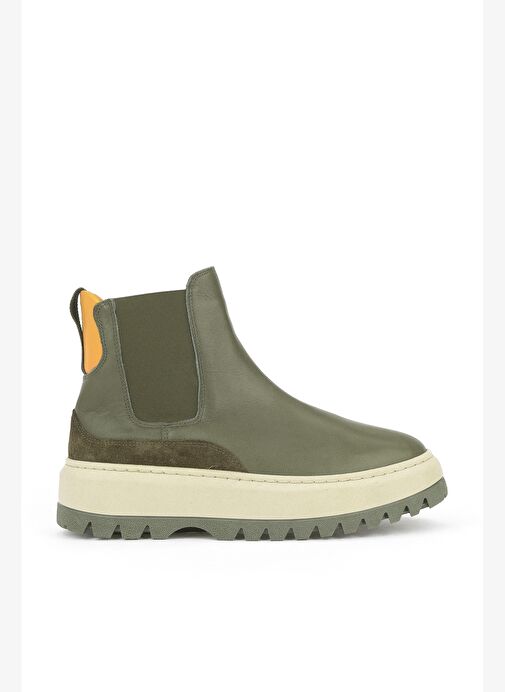 Ziya, Kadın Hakiki Deri Bot 1531020Z19402 Haki - Görsel 2