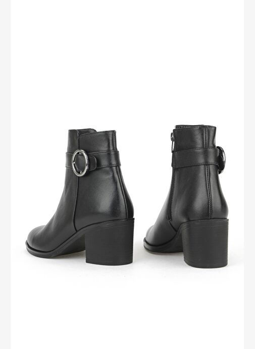Ziya, Kadın Hakiki Deri Bot 1531020Z301 Siyah - Görsel 4