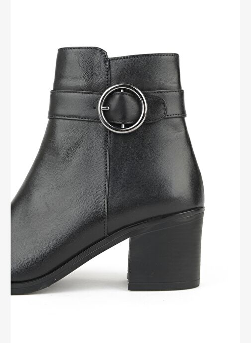 Ziya, Kadın Hakiki Deri Bot 1531020Z301 Siyah - Görsel 7