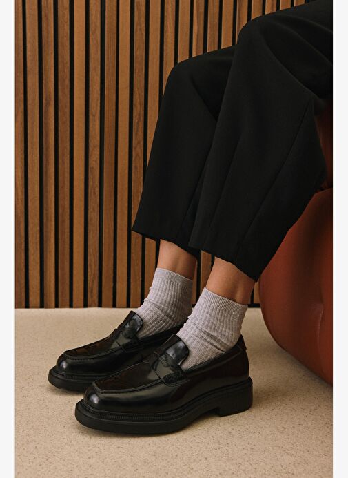 Ziya, Kadın Hakiki Deri Ayakkabı 1531022Z1171 Siyah - Görsel 7