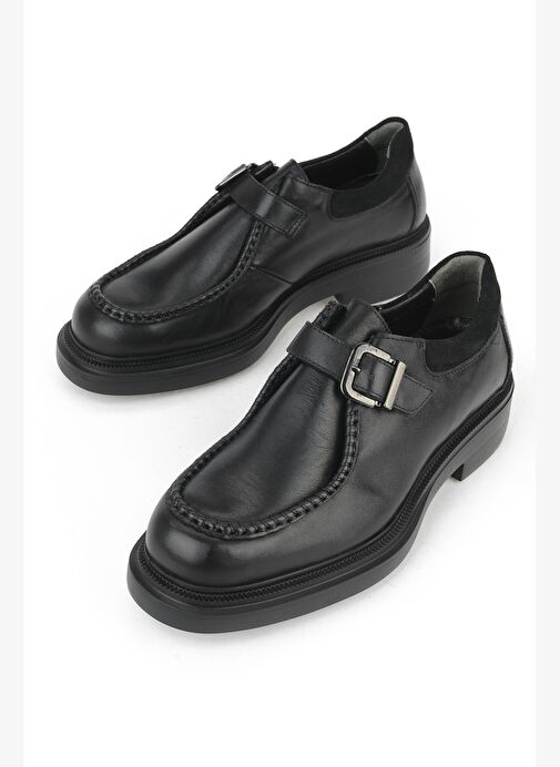 Ziya, Kadın Hakiki Deri Ayakkabı 1531022Z1197 Siyah - Görsel 6