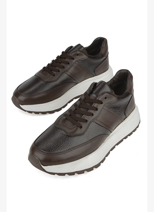 Ziya, Erkek Hakiki Deri Ayakkabı 1531023Z1001 Kahve - Görsel 6