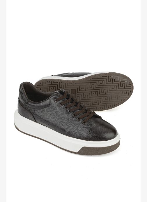 Ziya, Erkek Hakiki Deri Ayakkabı 1531023Z1002 Kahve - Görsel 5