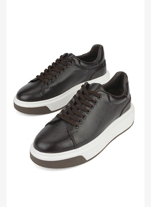 Ziya, Erkek Hakiki Deri Ayakkabı 1531023Z1002 Kahve - Görsel 6