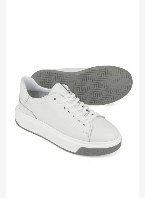 Ziya, Erkek Hakiki Deri Ayakkabı 1531023Z1002 Beyaz - Görsel 5