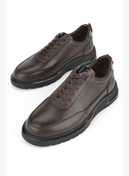 Ziya, Erkek Hakiki Deri Ayakkabı 1531025Z2048 Kahve - Görsel 6