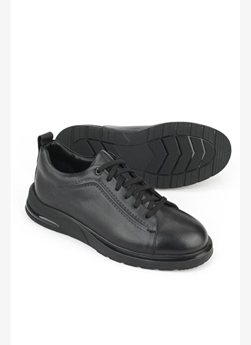 Ziya, Erkek Hakiki Deri Ayakkabı 1531025Z2058 Siyah - Görsel 5