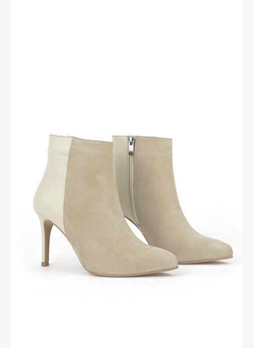 Ziya, Kadın Hakiki Deri Bot 1531030Z25104 Kum - Görsel 3