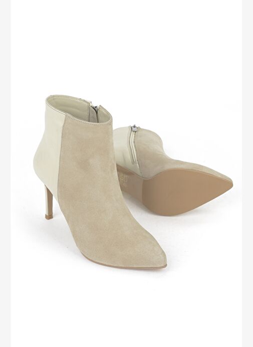 Ziya, Kadın Hakiki Deri Bot 1531030Z25104 Kum - Görsel 5