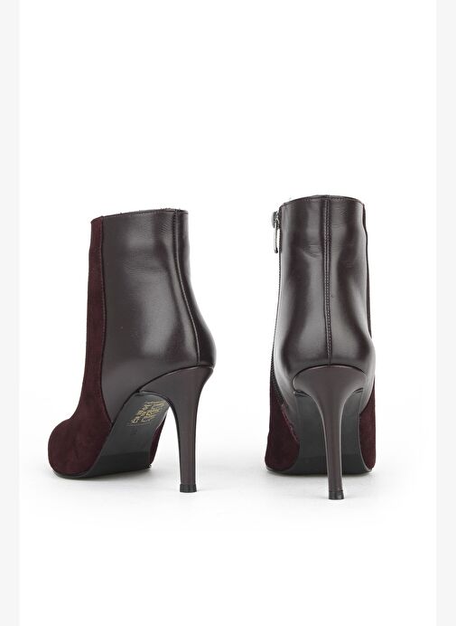 Ziya, Kadın Hakiki Deri Bot 1531030Z25104 Bordo - Görsel 4