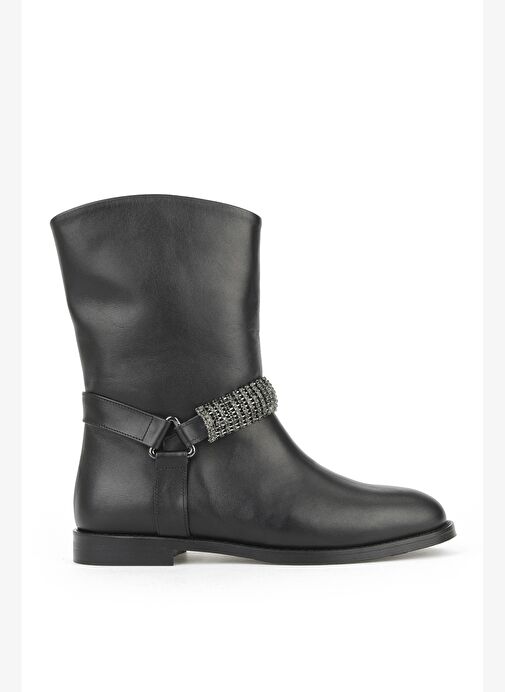 Ziya, Kadın Hakiki Deri Çizme 1531030Z25110 Siyah - Görsel 2