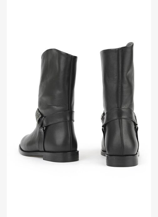 Ziya, Kadın Hakiki Deri Çizme 1531030Z25110 Siyah - Görsel 4