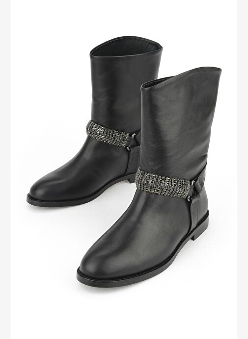 Ziya, Kadın Hakiki Deri Çizme 1531030Z25110 Siyah - Görsel 6