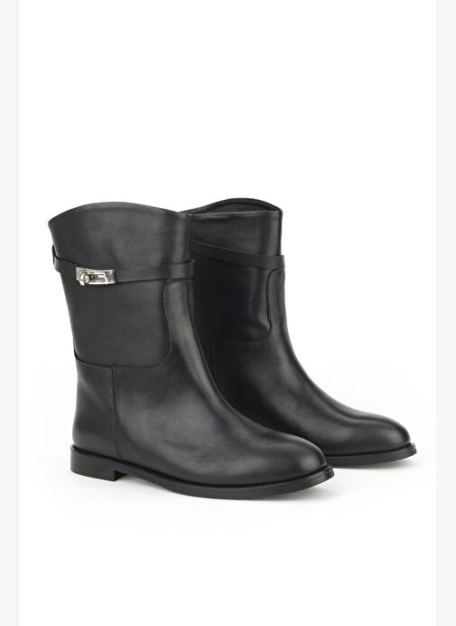 Ziya, Kadın Hakiki Deri Çizme 1531030Z25112 Siyah - Görsel 3
