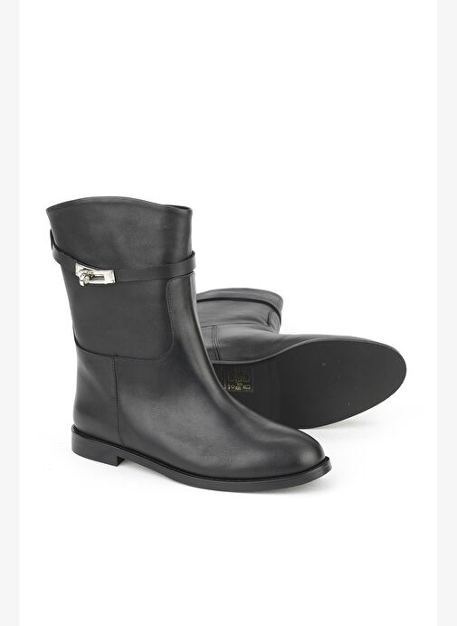 Ziya, Kadın Hakiki Deri Çizme 1531030Z25112 Siyah - Görsel 5