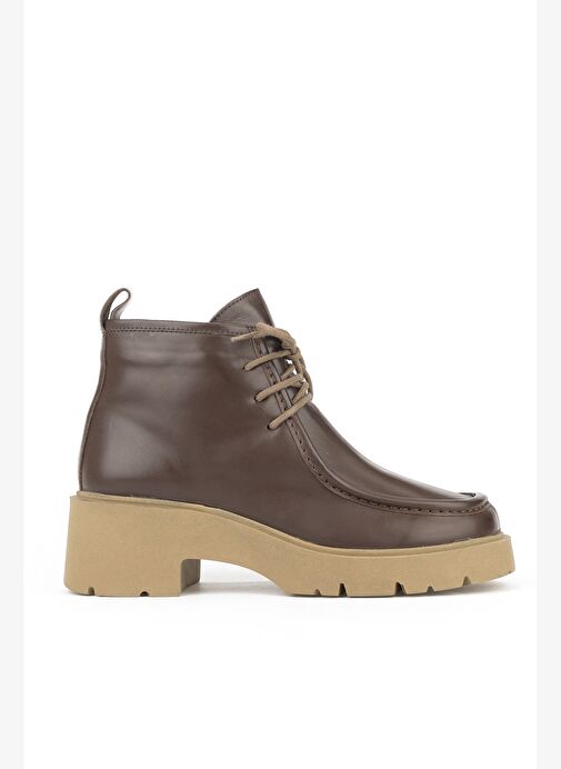 Ziya, Kadın Hakiki Deri Bot 1531030Z2590 Kahve - Görsel 2