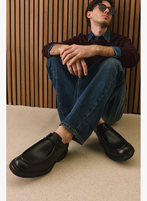 Ziya, Erkek Hakiki Deri Ayakkabı 1531043Z4043 Siyah - Görsel 7