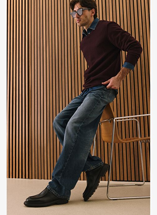 Ziya, Erkek Hakiki Deri Ayakkabı 1531043Z4043 Siyah - Görsel 8