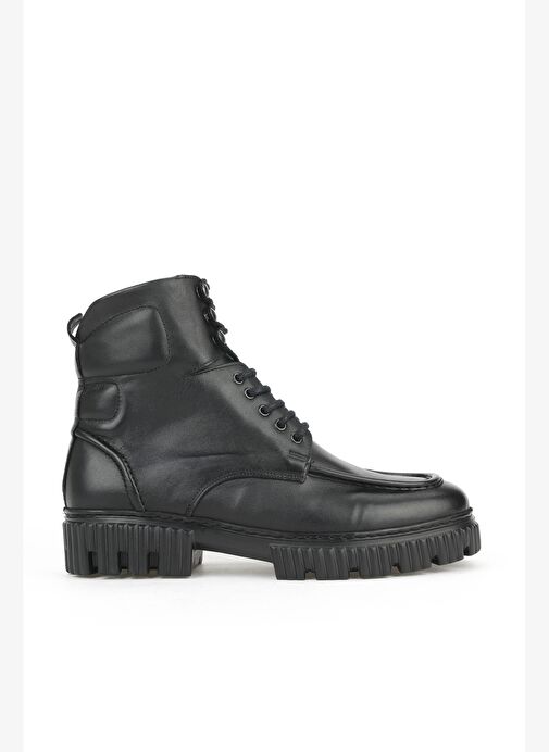 Ziya, Erkek Hakiki Deri Bot 1531043Z54063 Siyah - Görsel 2