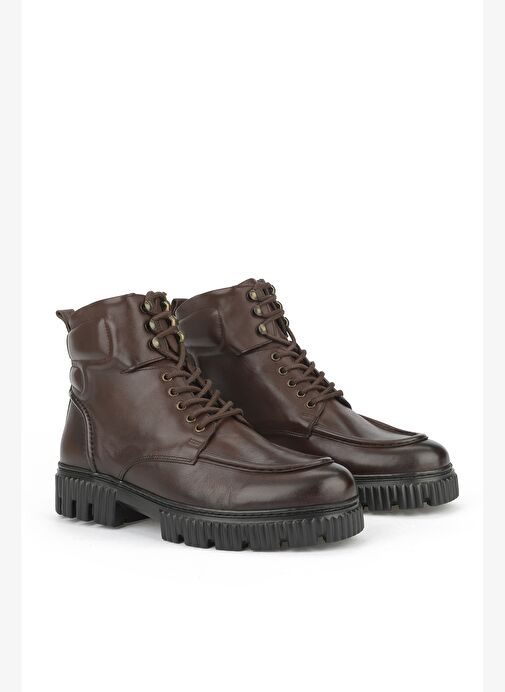 Ziya, Erkek Hakiki Deri Bot 1531043Z54063 Kahve - Görsel 3