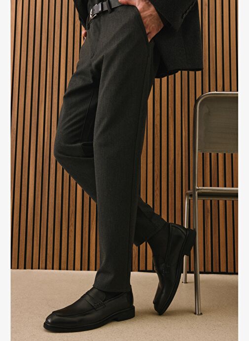 Ziya, Erkek Hakiki Deri Klasik Ayakkabı 1531056Z4612 Siyah - Görsel 7